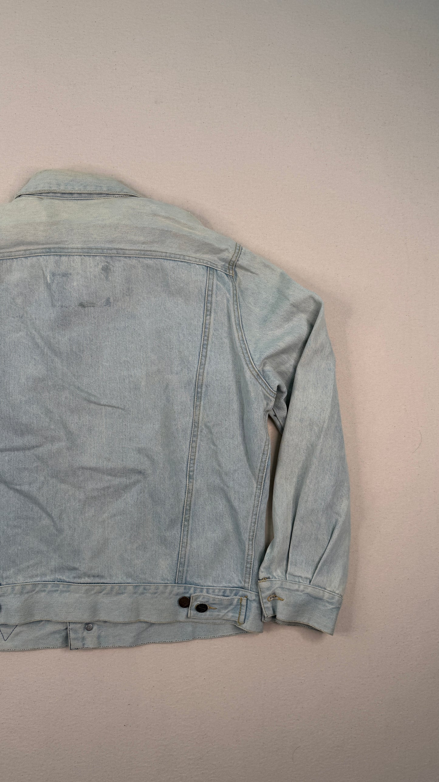 Vintage Georges Marciano Guess Light Wash Denim Jacket Large Y2K Streetwear Trucker