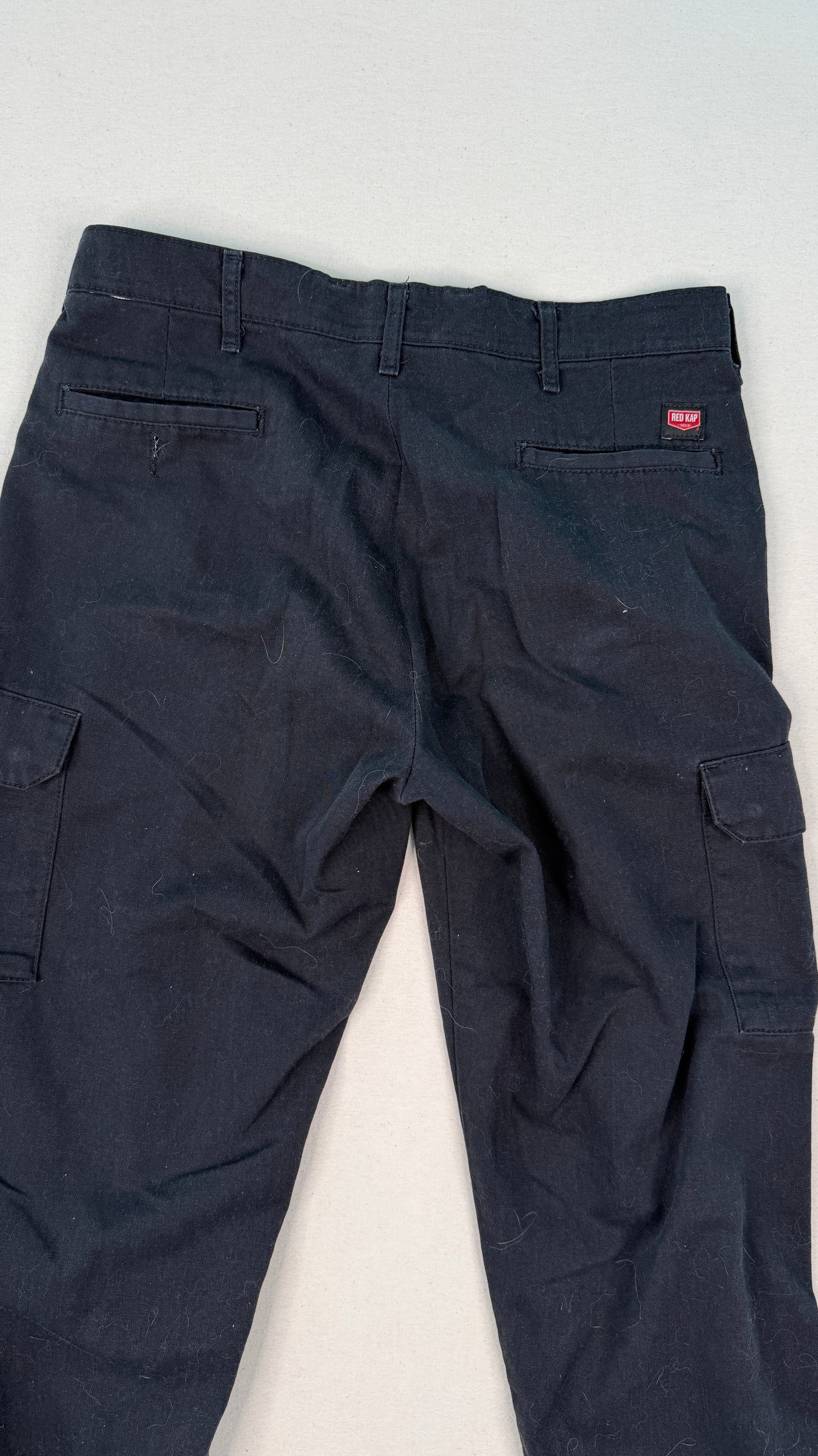 Red Kap Black Cargo Pants Workwear Utility Trousers Streetwear Gorpcore