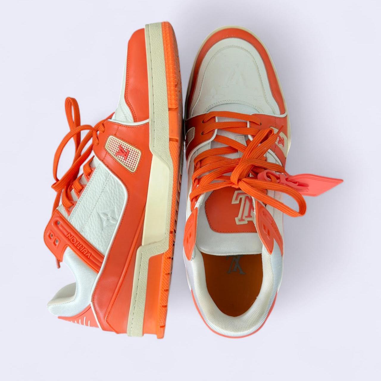 Louis Vuitton Men's orange multi Trainers