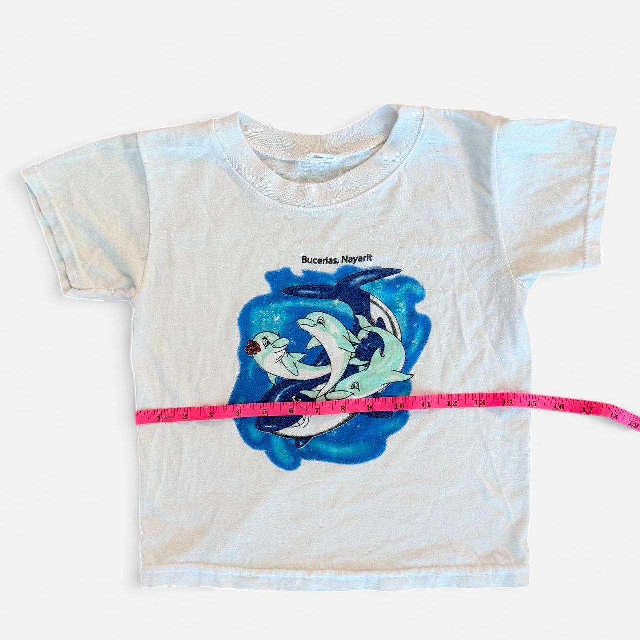 Women's white blue T-shirts