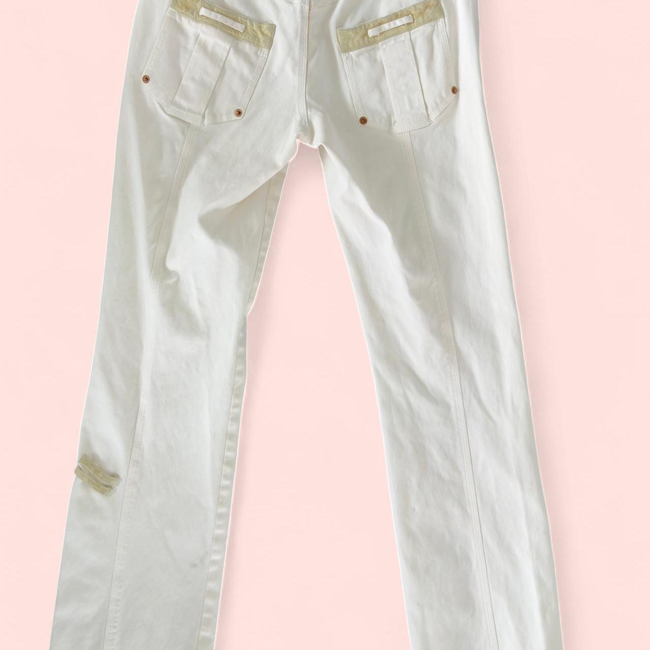 Women's white cream Jeans