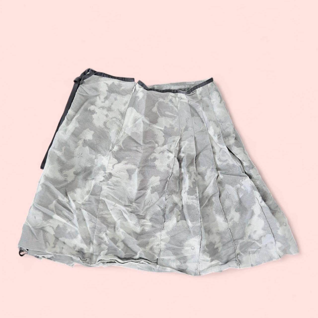 Women's grey white Skirts
