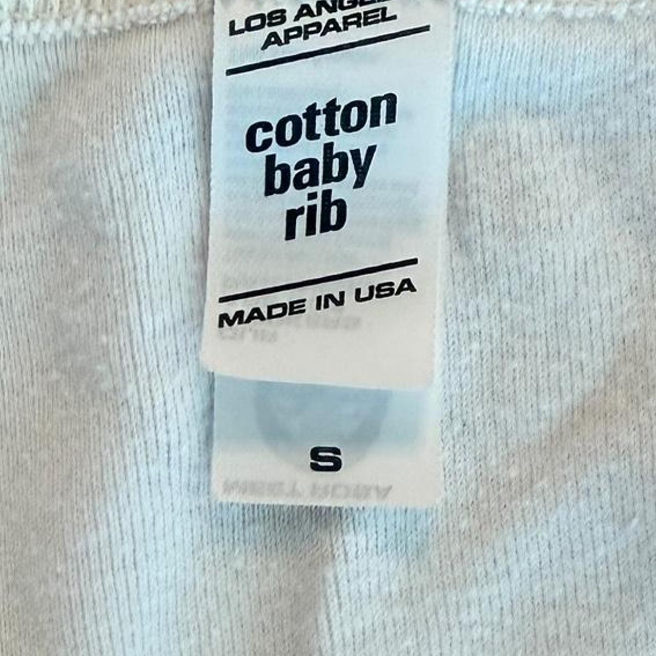 Los Angeles Apparel Women's white cream Vests