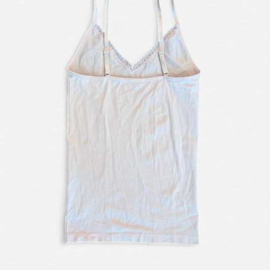 Women's pink white Vests