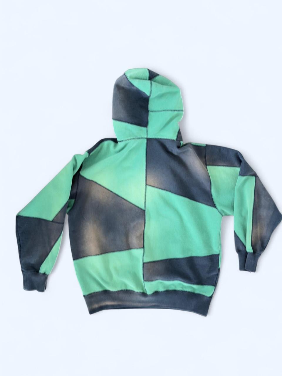 Supreme Patchwork Pullover Hoodie.