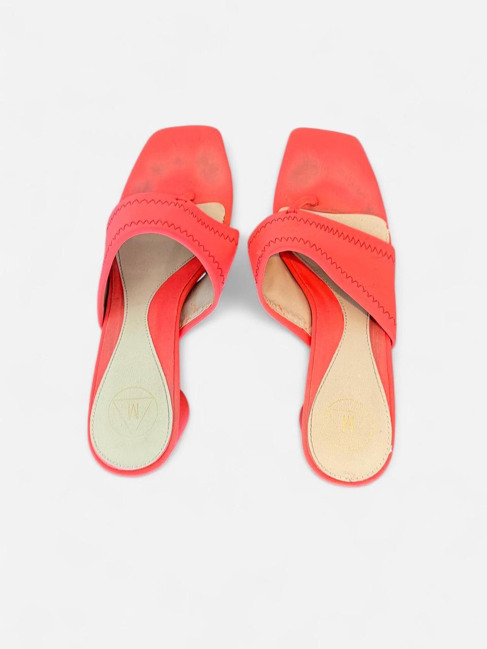 Coral Block Heel Sandals