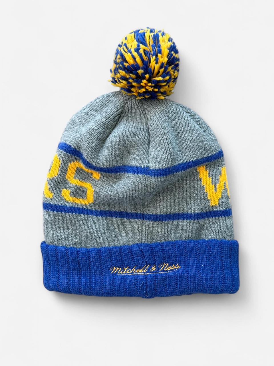 Mitchell & Ness Classic Golden State Warriors Knit Beanie