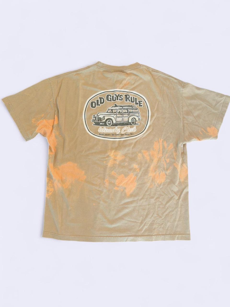 Bleached Graphic Tee – Old Guys Rule