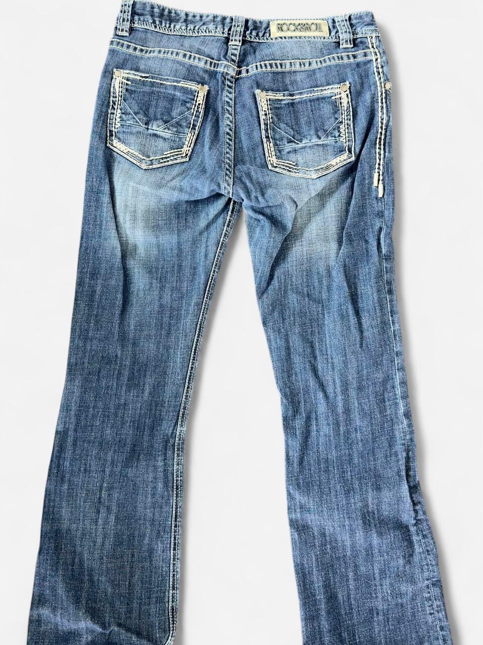 Rock & Roll Denim Low-Rise Bootcut Jeans
