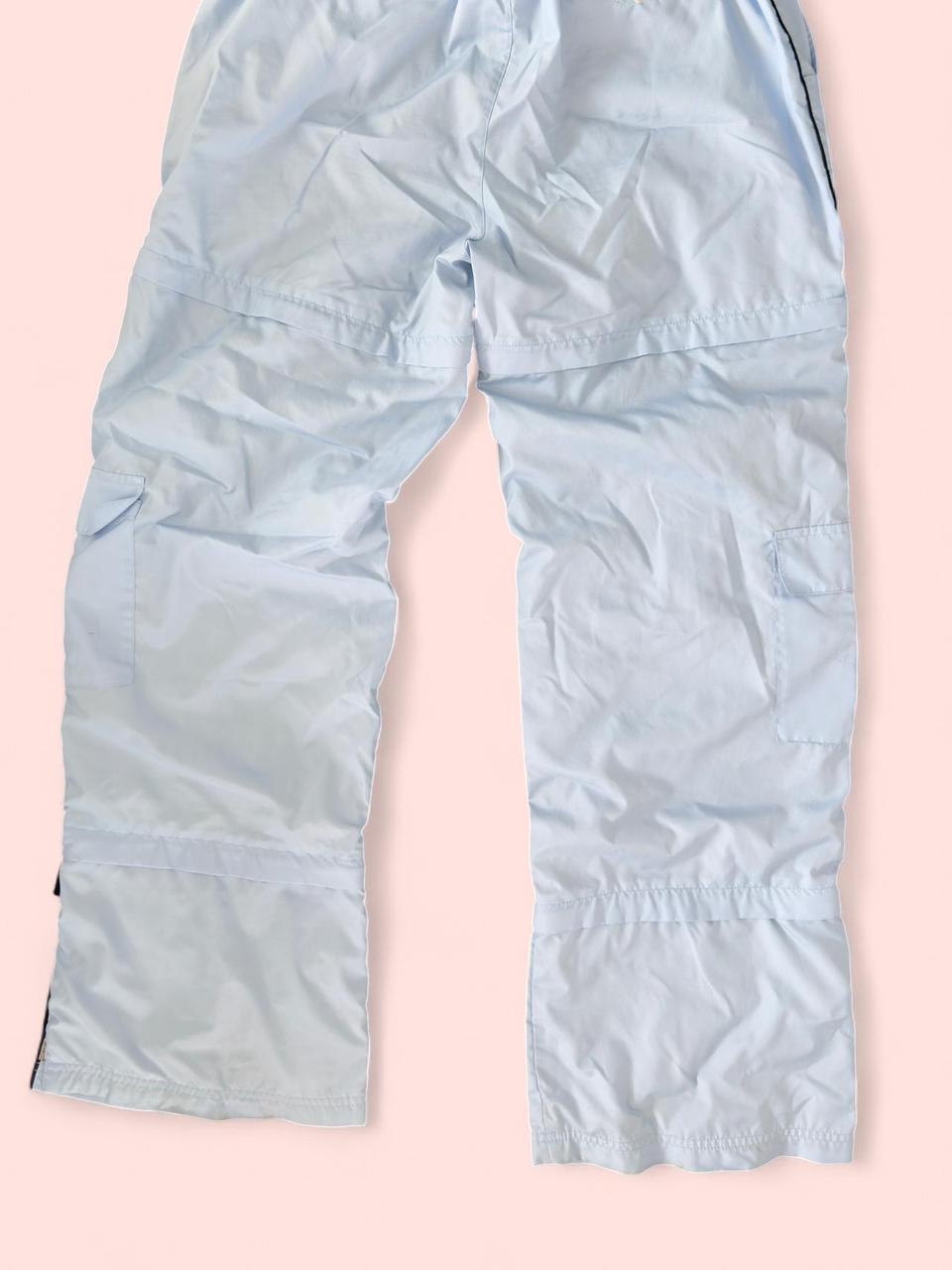 ZeroXposur Light blue and black Y2K cargo pants