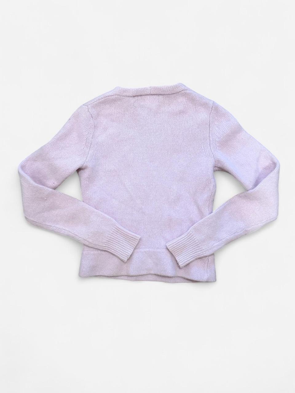 The Limited Pale Purple Wrap Sweater