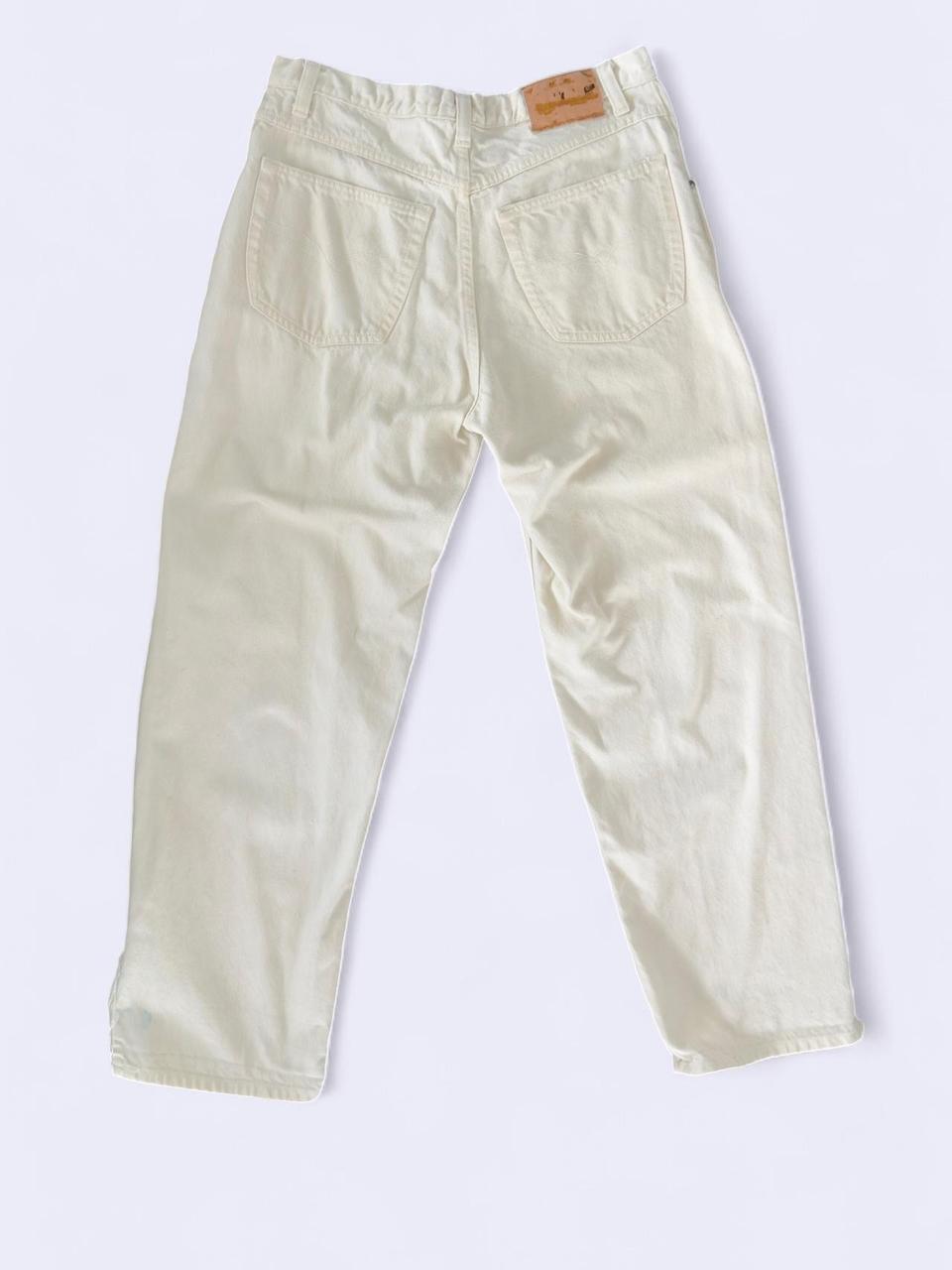 Vintage Bill Blass White Denim Jeans