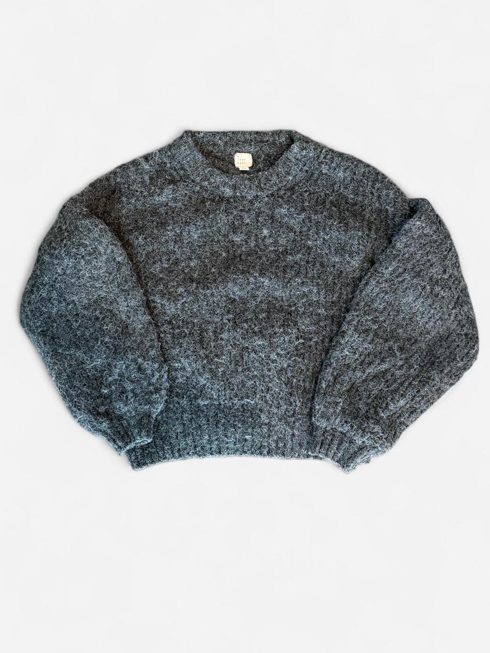 A New Day Gray Textured Sweater