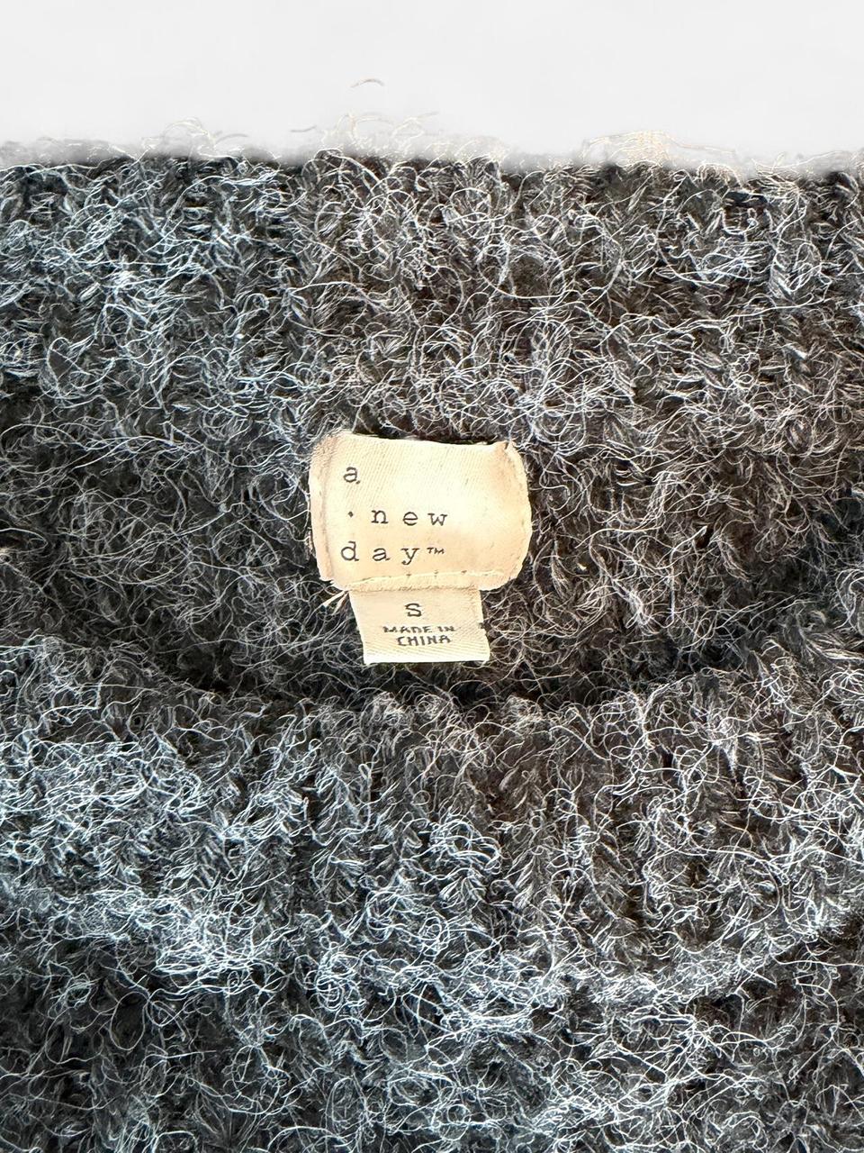 A New Day Gray Textured Sweater