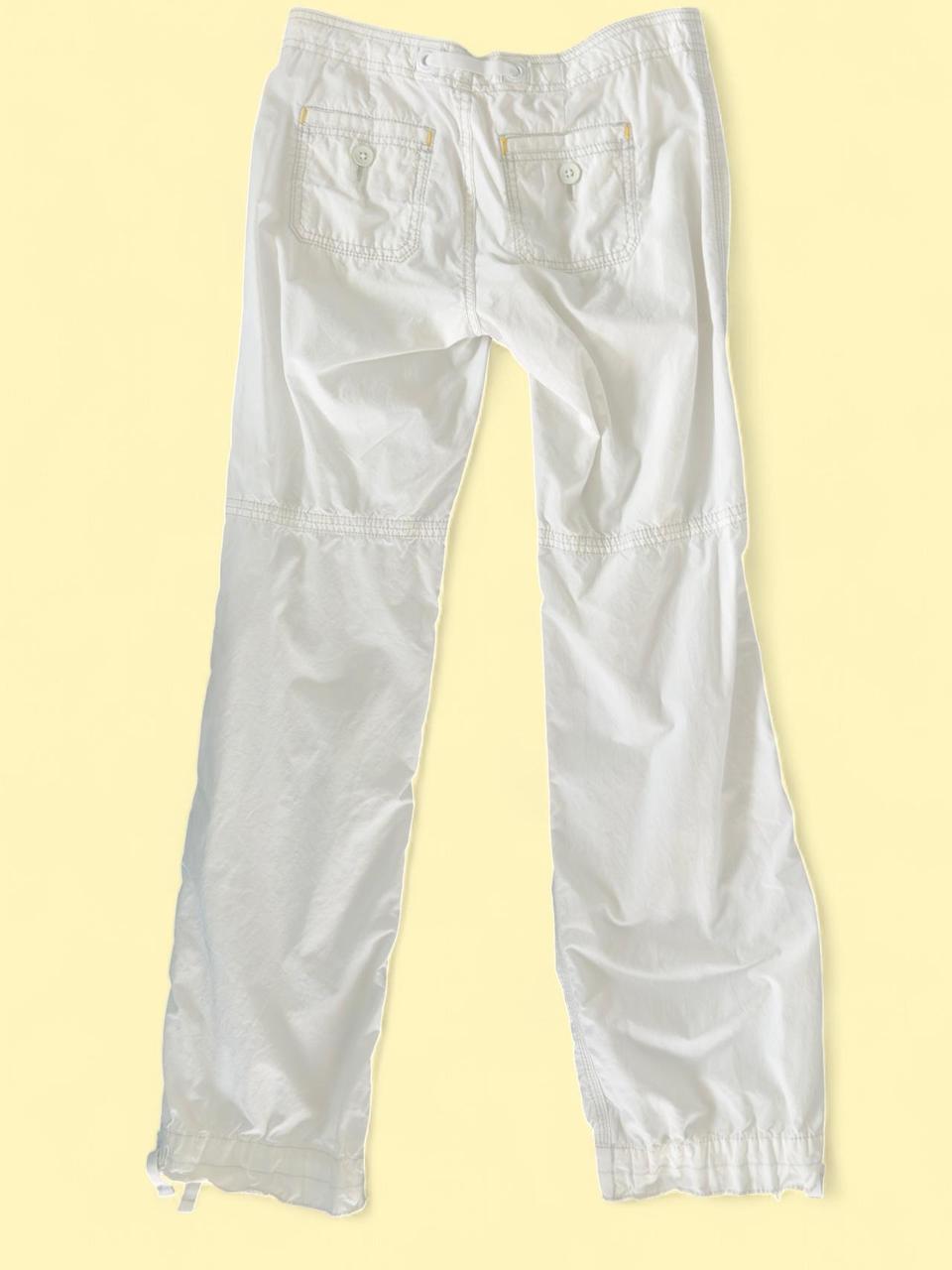 White Parachute/Cargo Pants