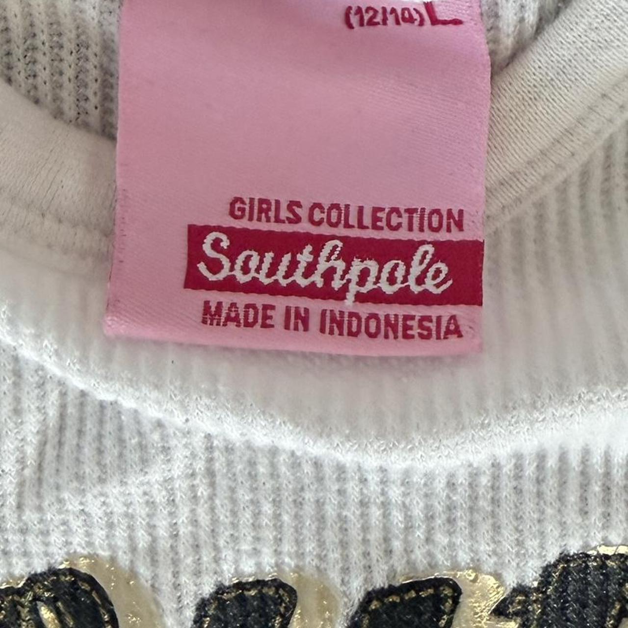 Southpole Women's white pink T-shirts