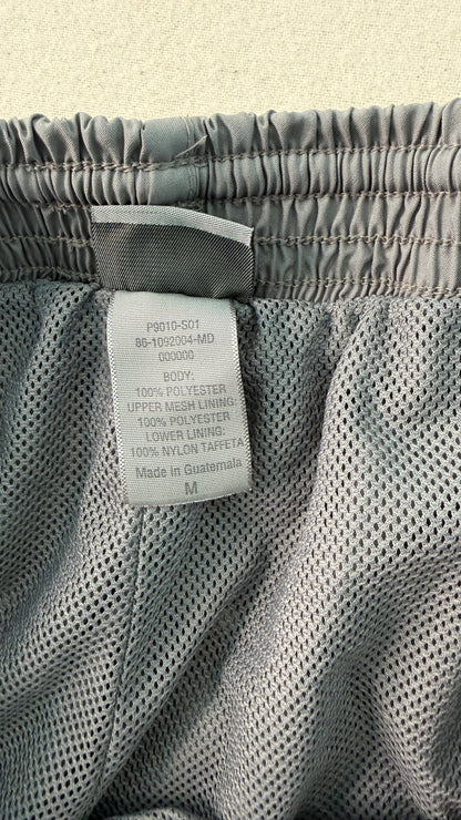 Vintage Champion Track Pants Grey Blue Stripe Y2K Nylon Athletic Mens M
