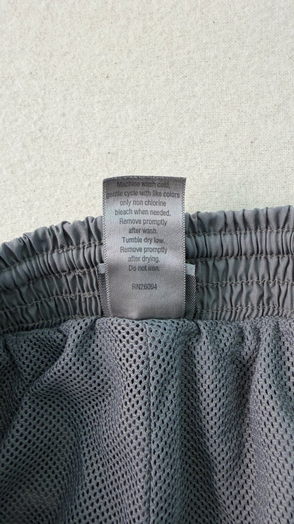 Vintage Champion Track Pants Grey Blue Stripe Y2K Nylon Athletic Mens M