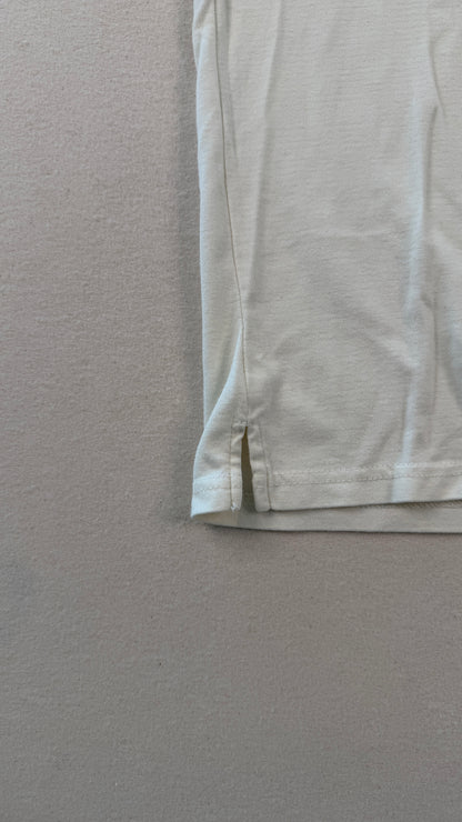 Light-colored shorts on a gray background
