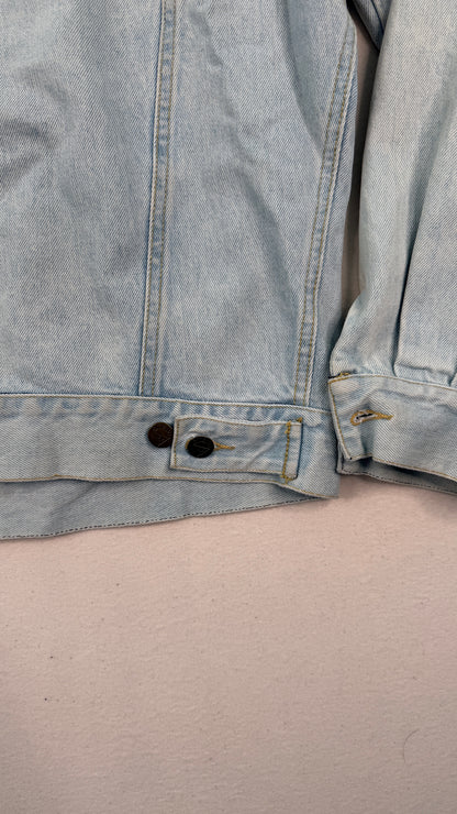 Vintage Georges Marciano Guess Light Wash Denim Jacket Large Y2K Streetwear Trucker