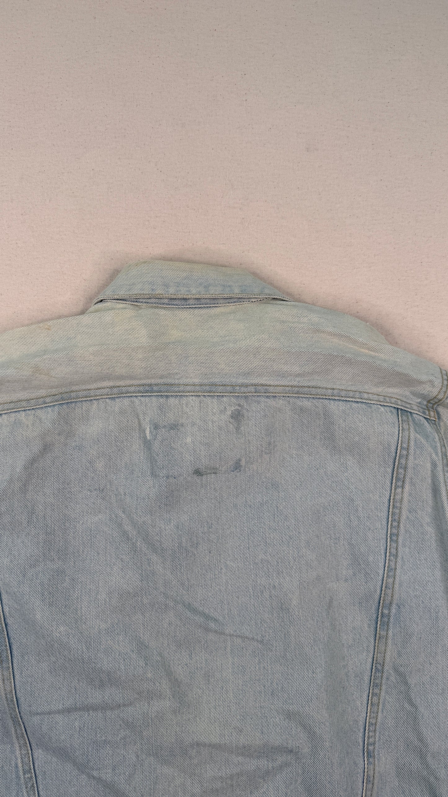 Vintage Georges Marciano Guess Light Wash Denim Jacket Large Y2K Streetwear Trucker