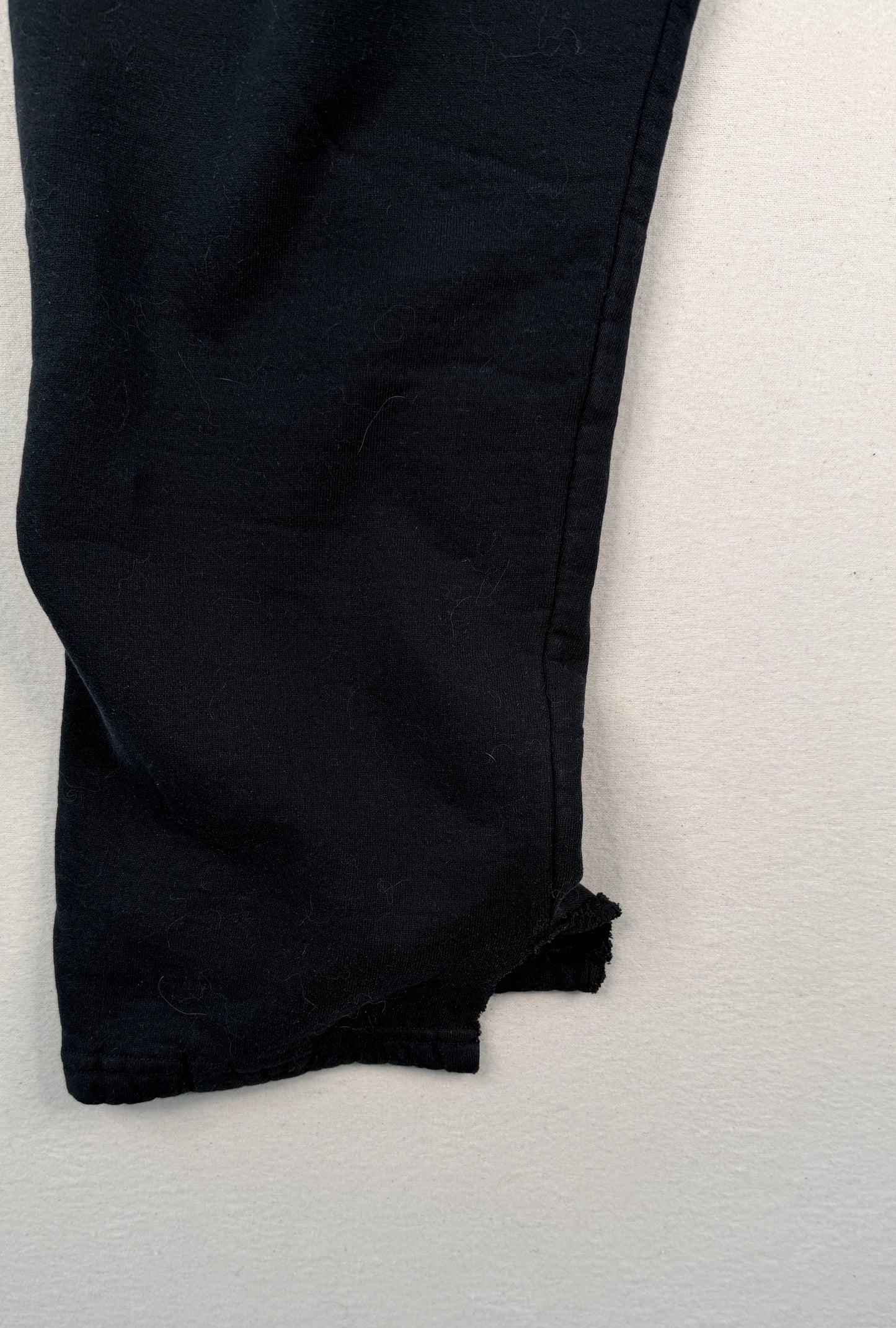 Russell Athletic Black Fleece Sweatpants Vintage Y2K Minimal Streetwear Joggers