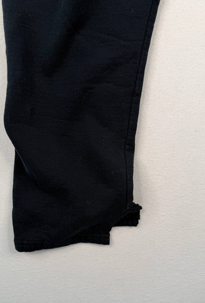 Russell Athletic Black Fleece Sweatpants Vintage Y2K Minimal Streetwear Joggers