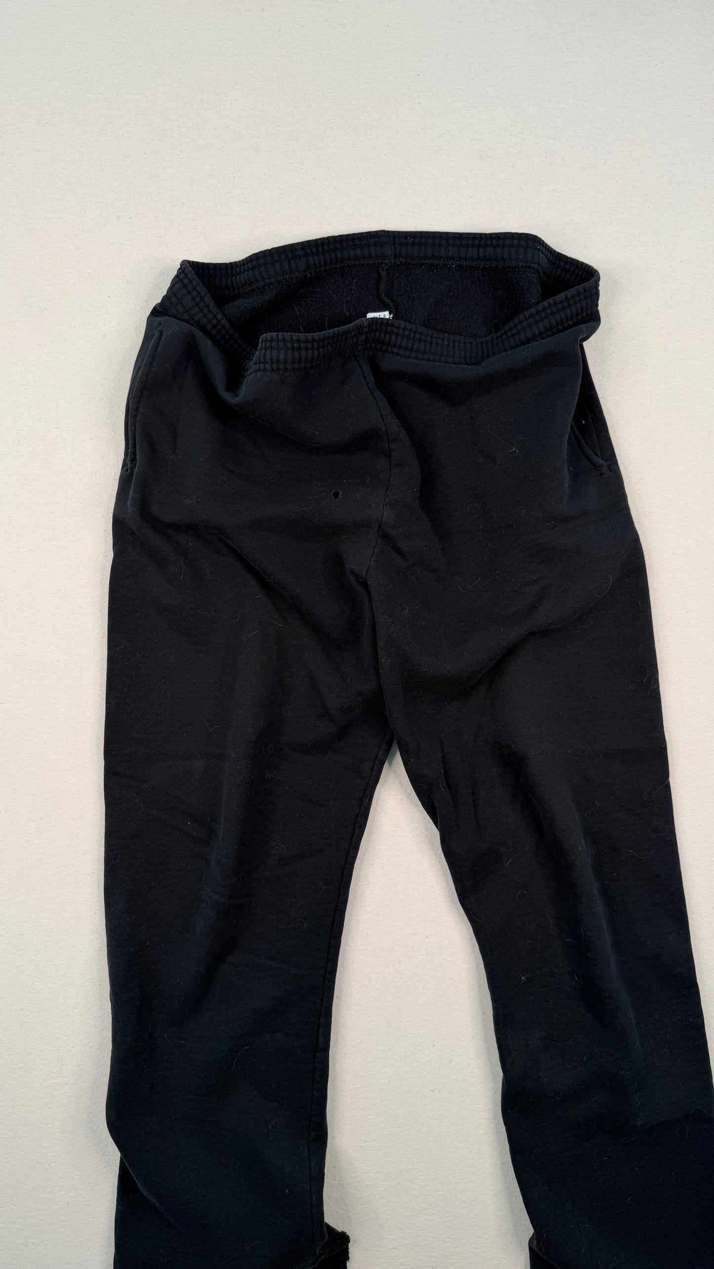 Russell Athletic Black Fleece Sweatpants Vintage Y2K Minimal Streetwear Joggers