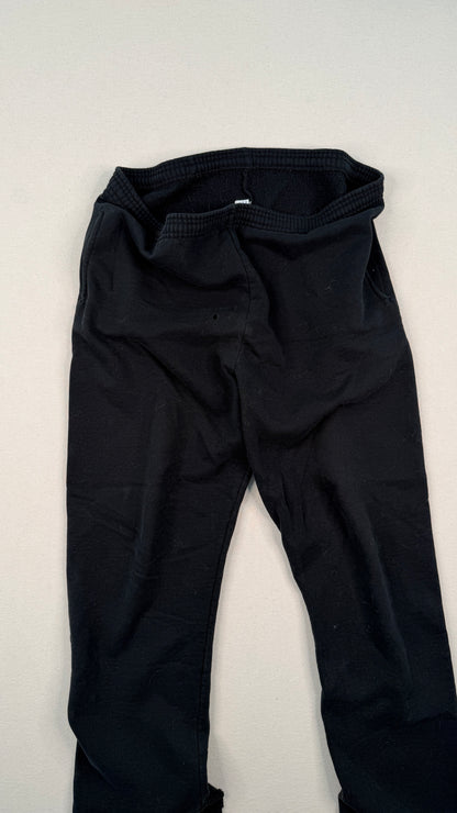Russell Athletic Black Fleece Sweatpants Vintage Y2K Minimal Streetwear Joggers