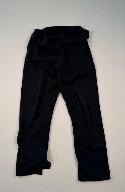 Russell Athletic Black Fleece Sweatpants Vintage Y2K Minimal Streetwear Joggers