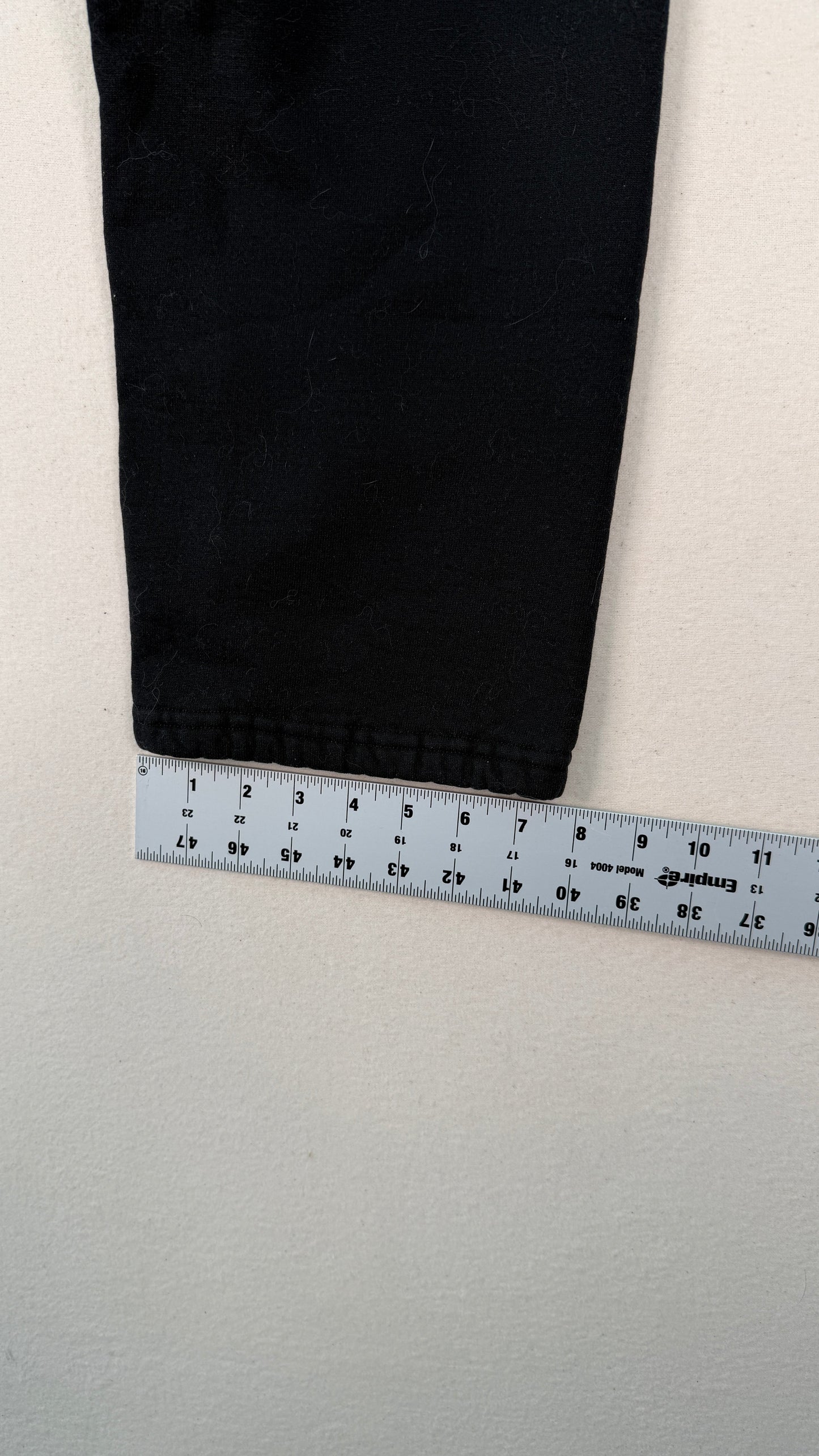 Russell Athletic Black Fleece Sweatpants Vintage Y2K Minimal Streetwear Joggers