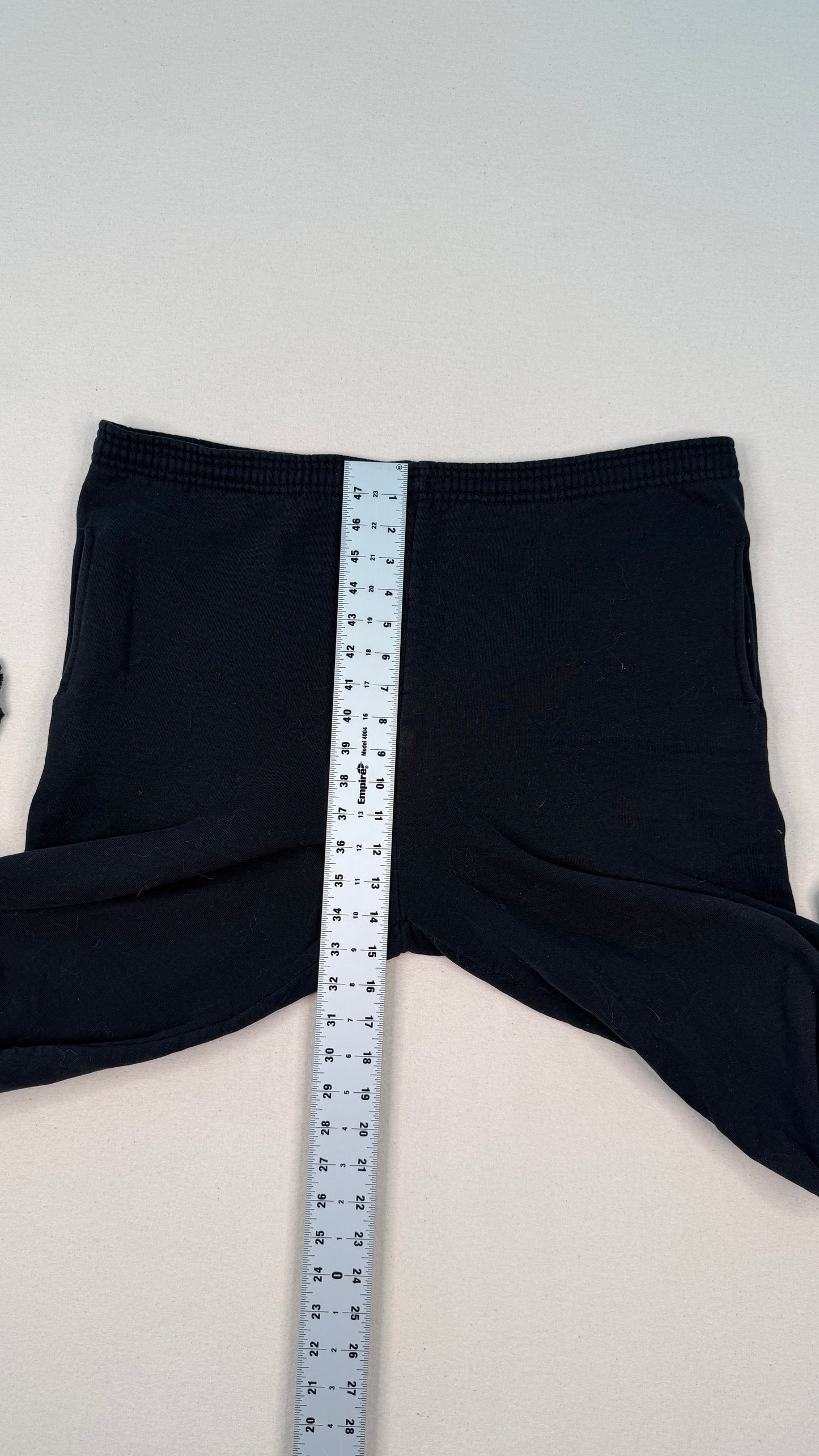 Russell Athletic Black Fleece Sweatpants Vintage Y2K Minimal Streetwear Joggers