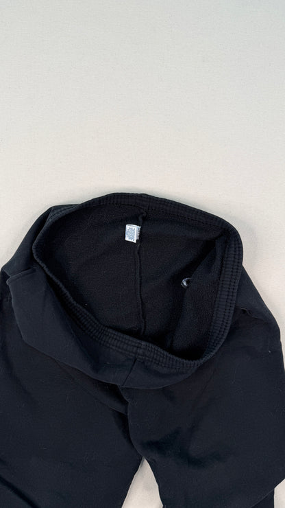 Russell Athletic Black Fleece Sweatpants Vintage Y2K Minimal Streetwear Joggers