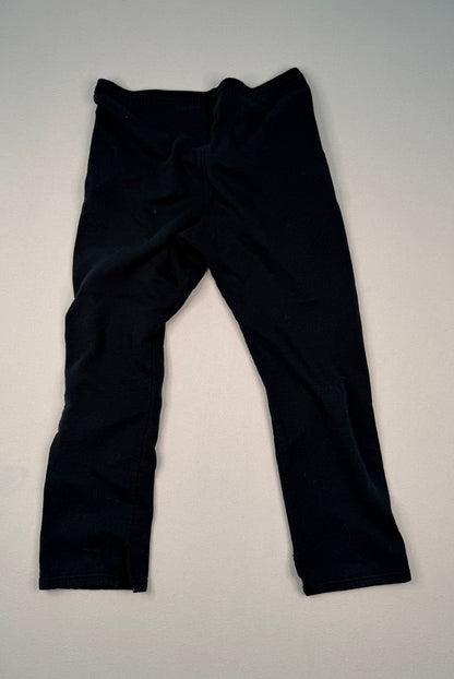 Russell Athletic Black Fleece Sweatpants Vintage Y2K Minimal Streetwear Joggers