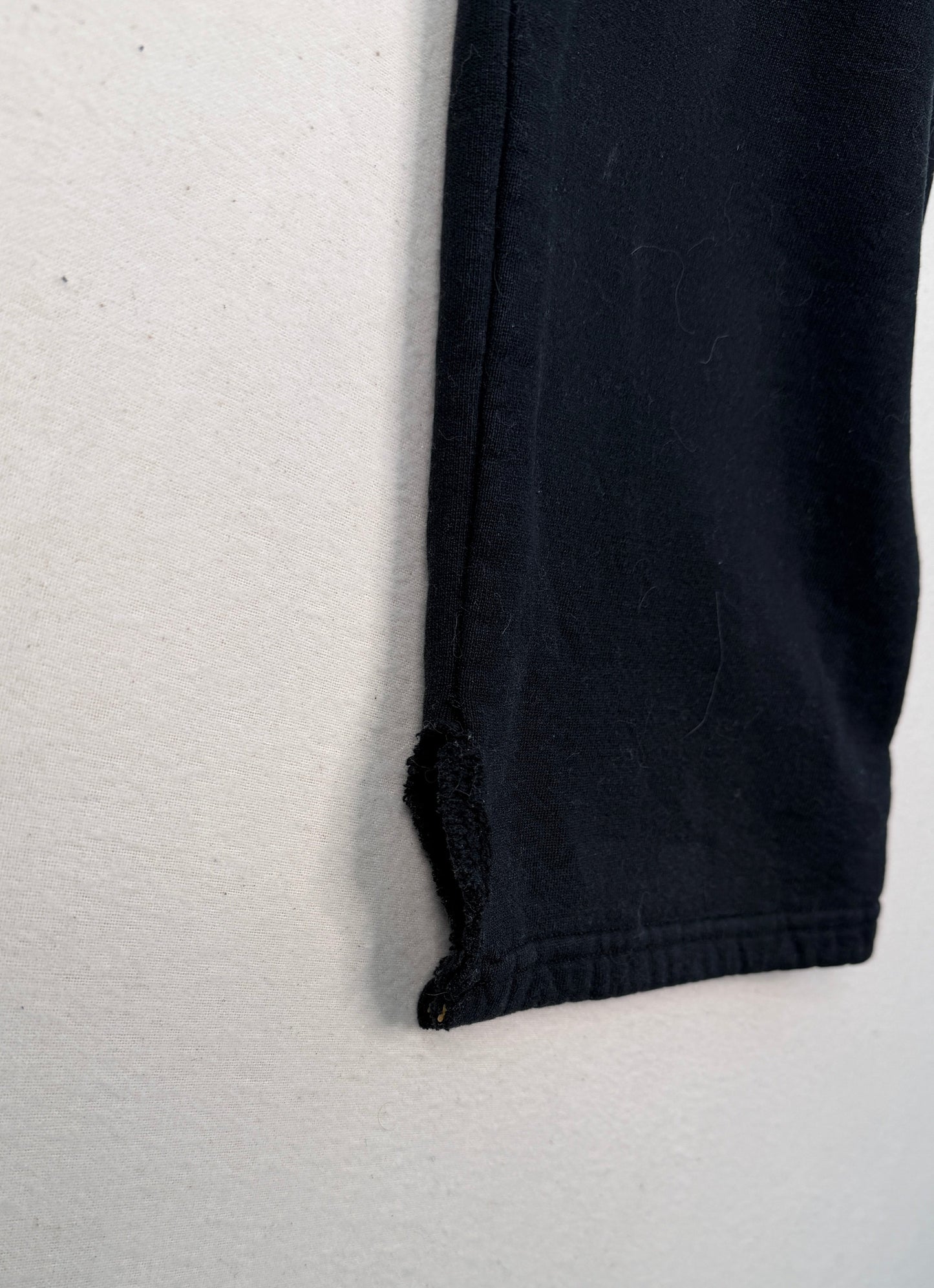 Russell Athletic Black Fleece Sweatpants Vintage Y2K Minimal Streetwear Joggers