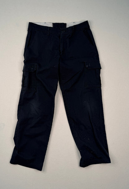 Red Kap Black Cargo Pants Workwear Utility Trousers Streetwear Gorpcore