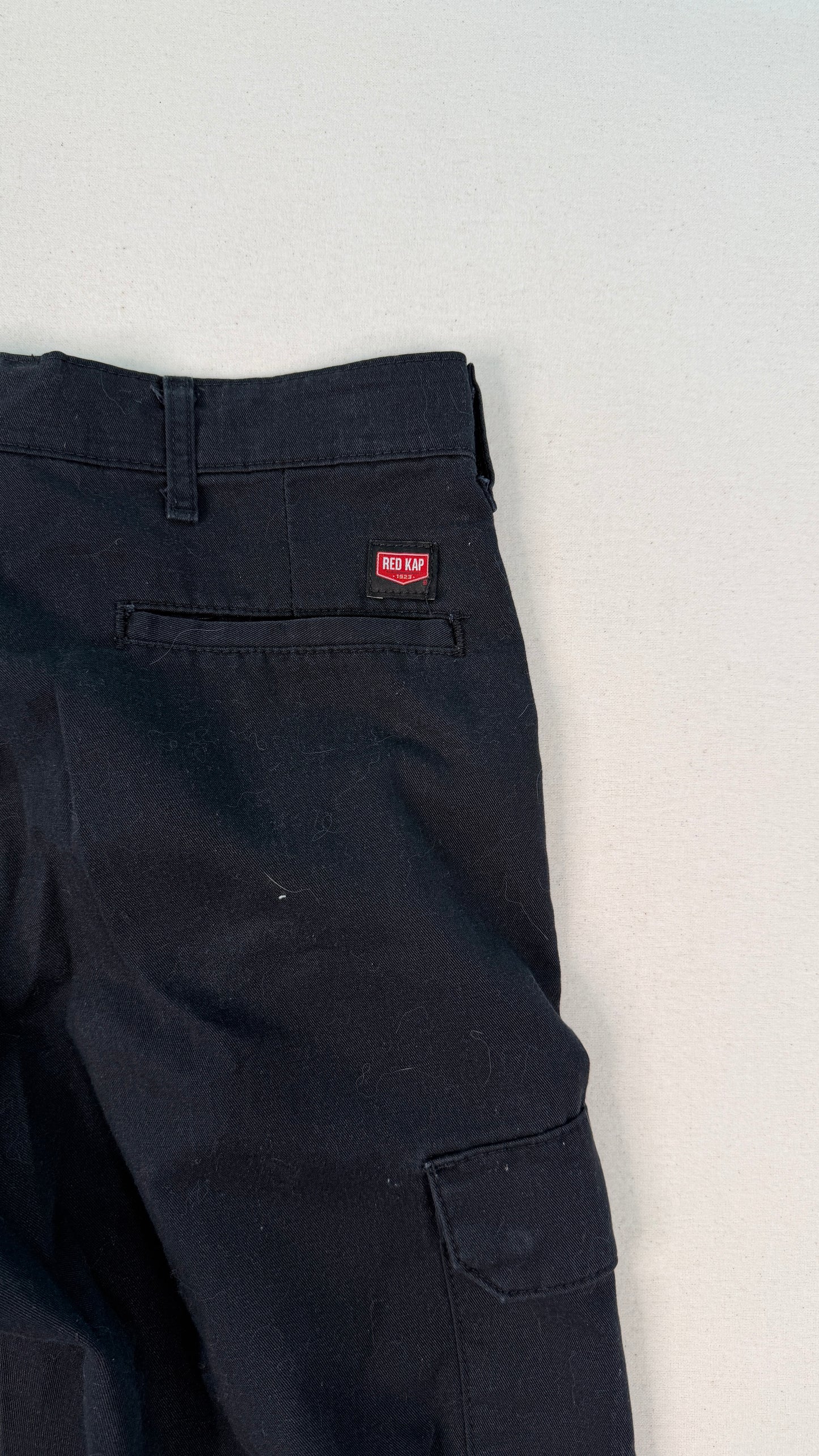 Red Kap Black Cargo Pants Workwear Utility Trousers Streetwear Gorpcore