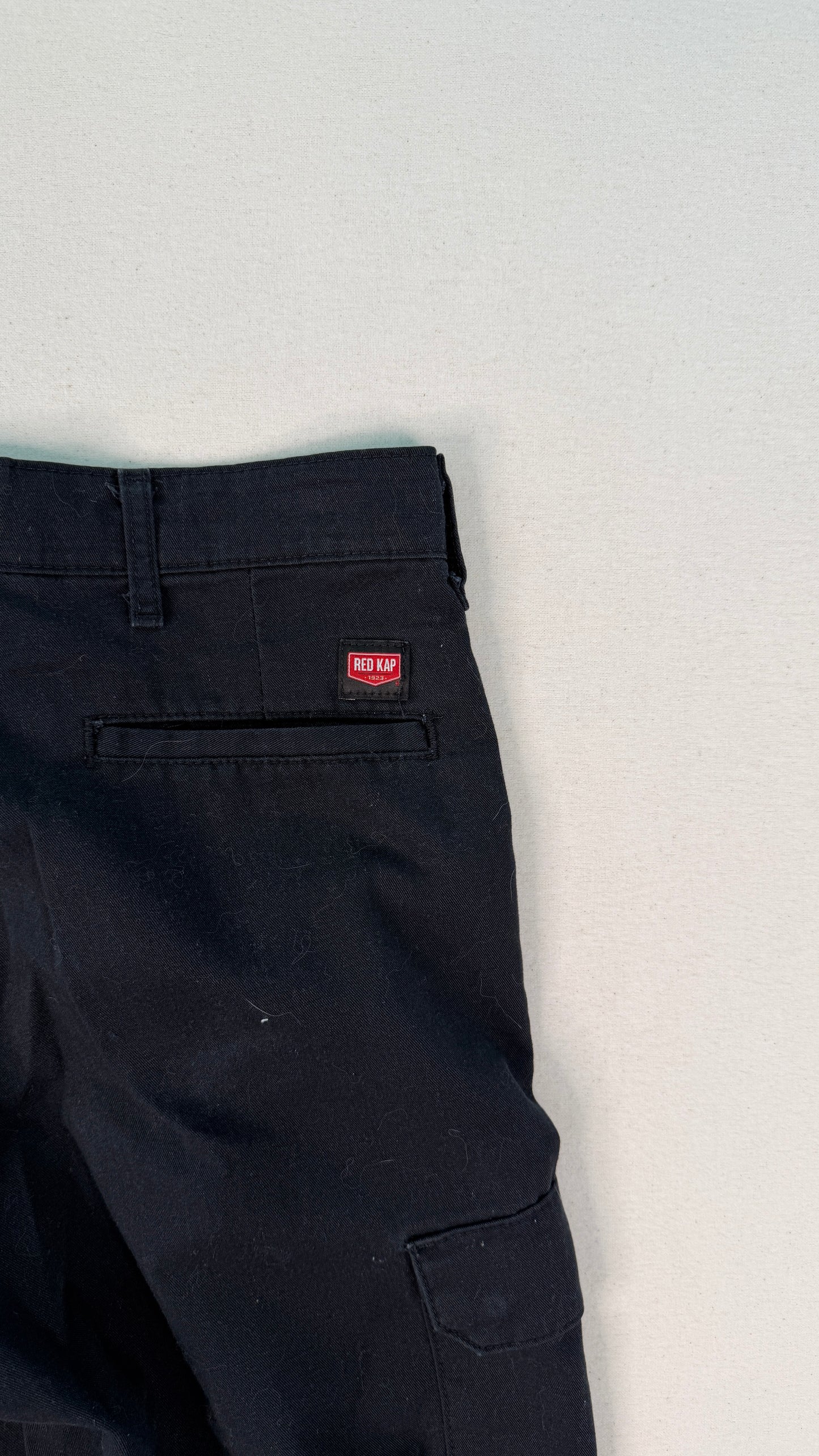 Red Kap Black Cargo Pants Workwear Utility Trousers Streetwear Gorpcore