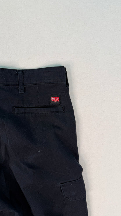 Red Kap Black Cargo Pants Workwear Utility Trousers Streetwear Gorpcore