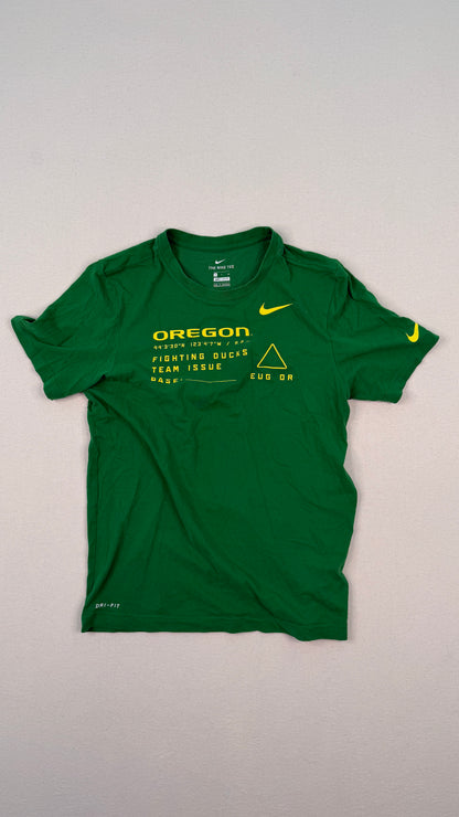 Nike Oregon Ducks Team Issue Green Dri-FIT Tee