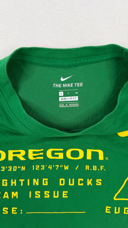 Nike Oregon Ducks Team Issue Green Dri-FIT Tee