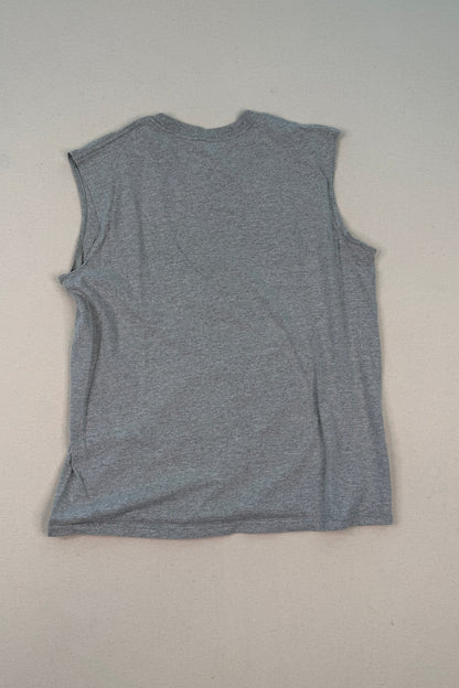 Vintage San Francisco Giants Gray Sleeveless Tank Top Large Y2K MLB Streetwear Graphic Tee
