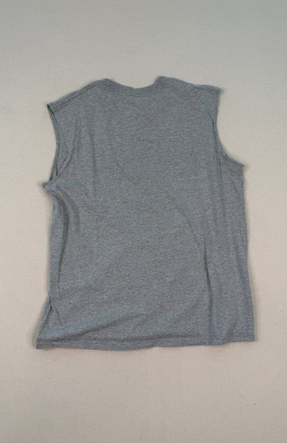 Vintage San Francisco Giants Gray Sleeveless Tank Top Large Y2K MLB Streetwear Graphic Tee
