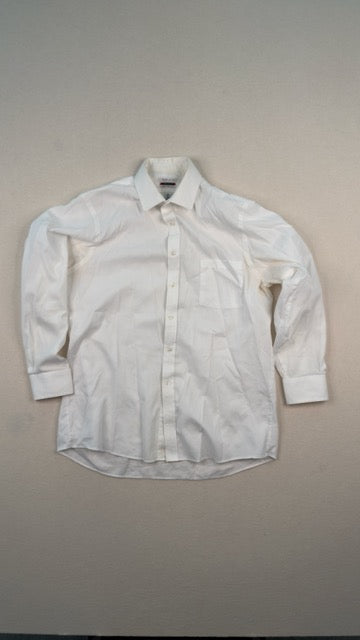 van heusen white dress shirts Men's Regular Fit Poplin Spread Collar Shirt, White, 14.5 32-33 : Clothing, Shoes & Jewelry it boasts a quick Vintage Van Heusen White Dress