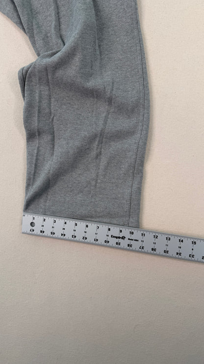 LOFT Gray Cropped Cargo Pants | Women’s Large Minimal Utility Straight Leg