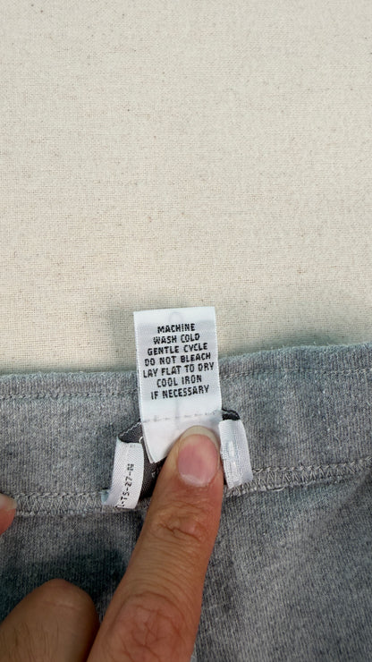 LOFT Gray Cropped Cargo Pants | Women’s Large Minimal Utility Straight Leg