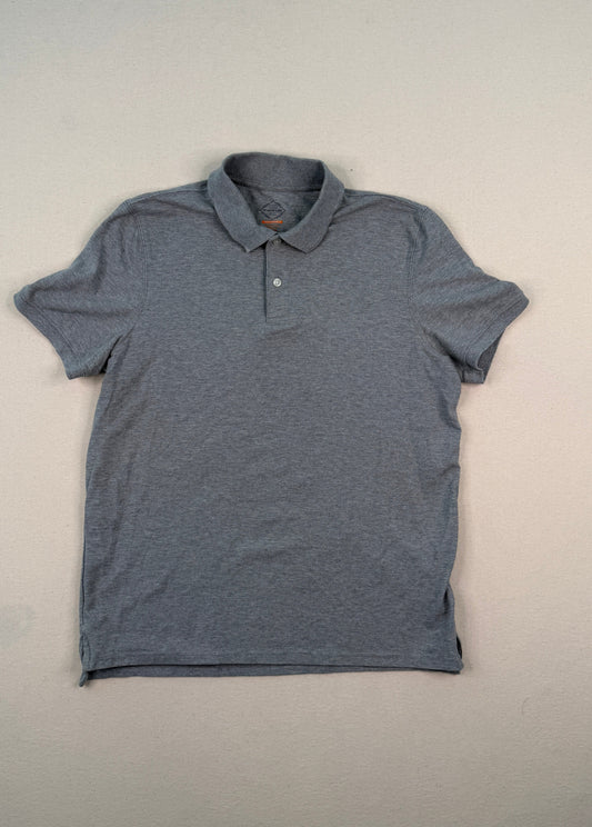 St. John’s Bay Performance Gray Polo Shirt Men’s Medium Minimal Golfcore Essential