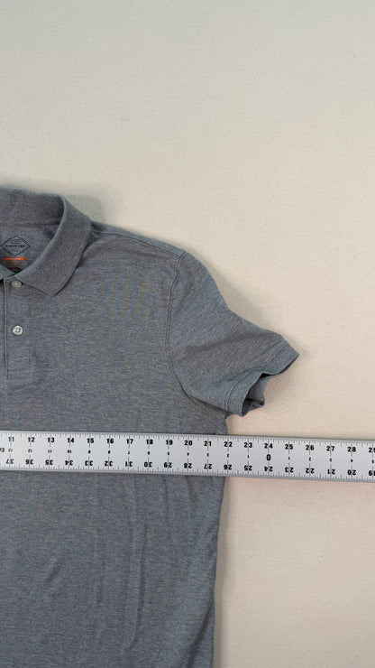 St. John’s Bay Performance Gray Polo Shirt Men’s Medium Minimal Golfcore Essential