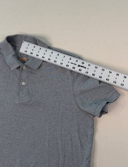 St. John’s Bay Performance Gray Polo Shirt Men’s Medium Minimal Golfcore Essential