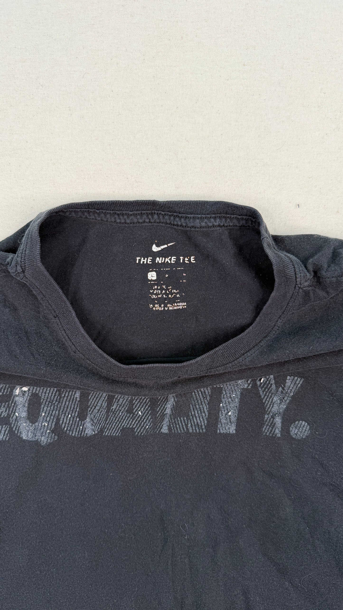 Nike Equality Black Graphic T-Shirt Large | Minimal Streetwear Cotton Tee